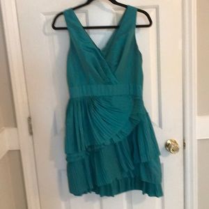 Teal party dress BCBG